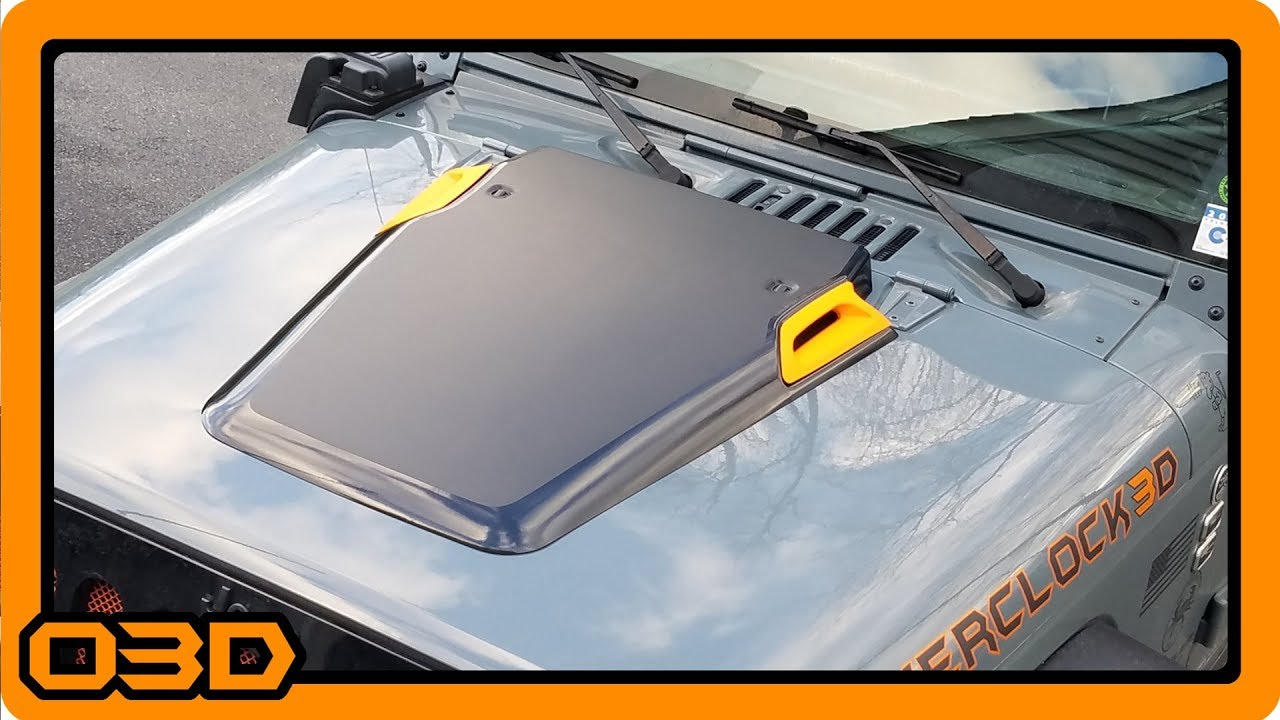 01 Daystar Hood Cowl Scoop Pre Installation Product Overview - OVERCLOCK3D 2015 Jeep Wrangler JK