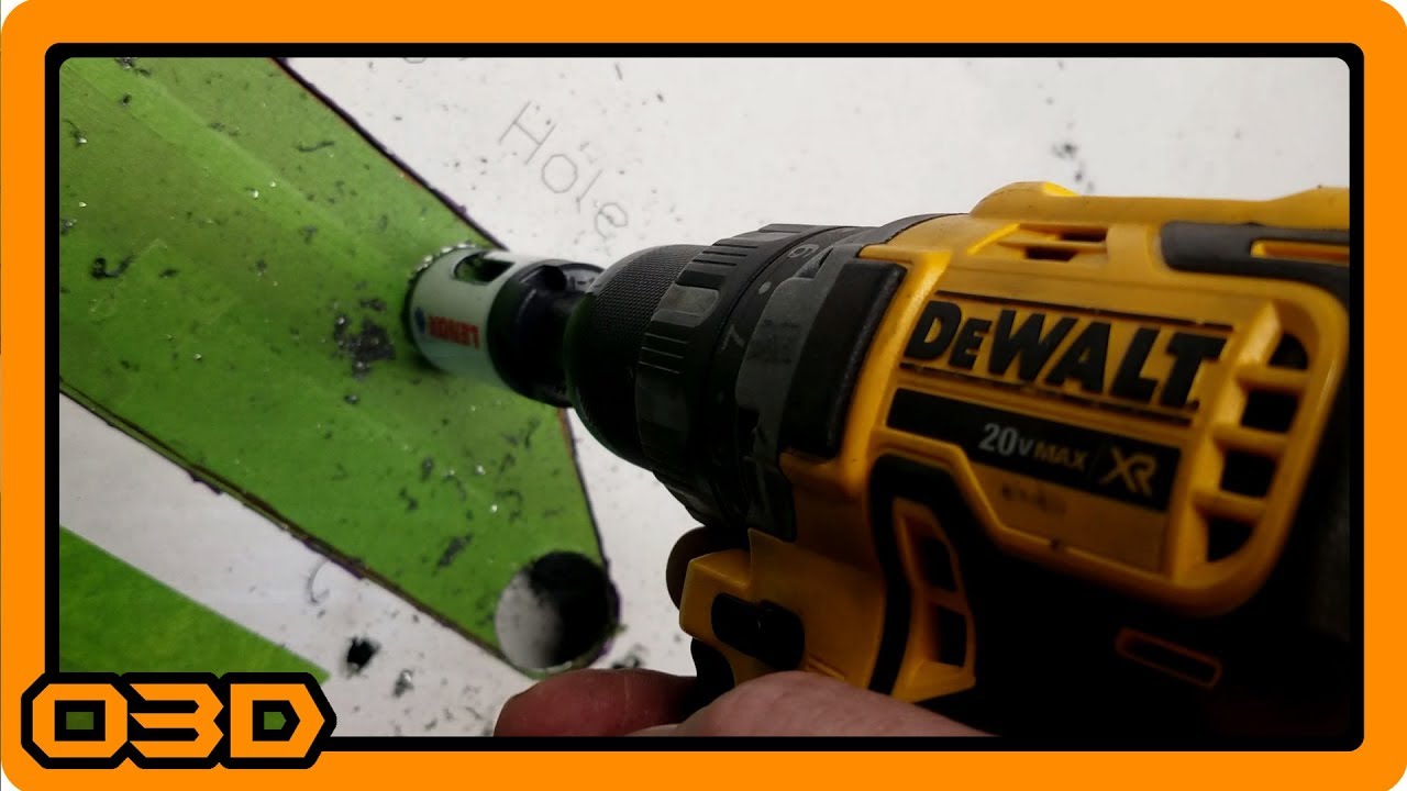 02 Drilling and Cutting Some Holes -  Daystar Hood Cowl Scoop  - OVERCLOCK3D 2015 Jeep Wrangler JK