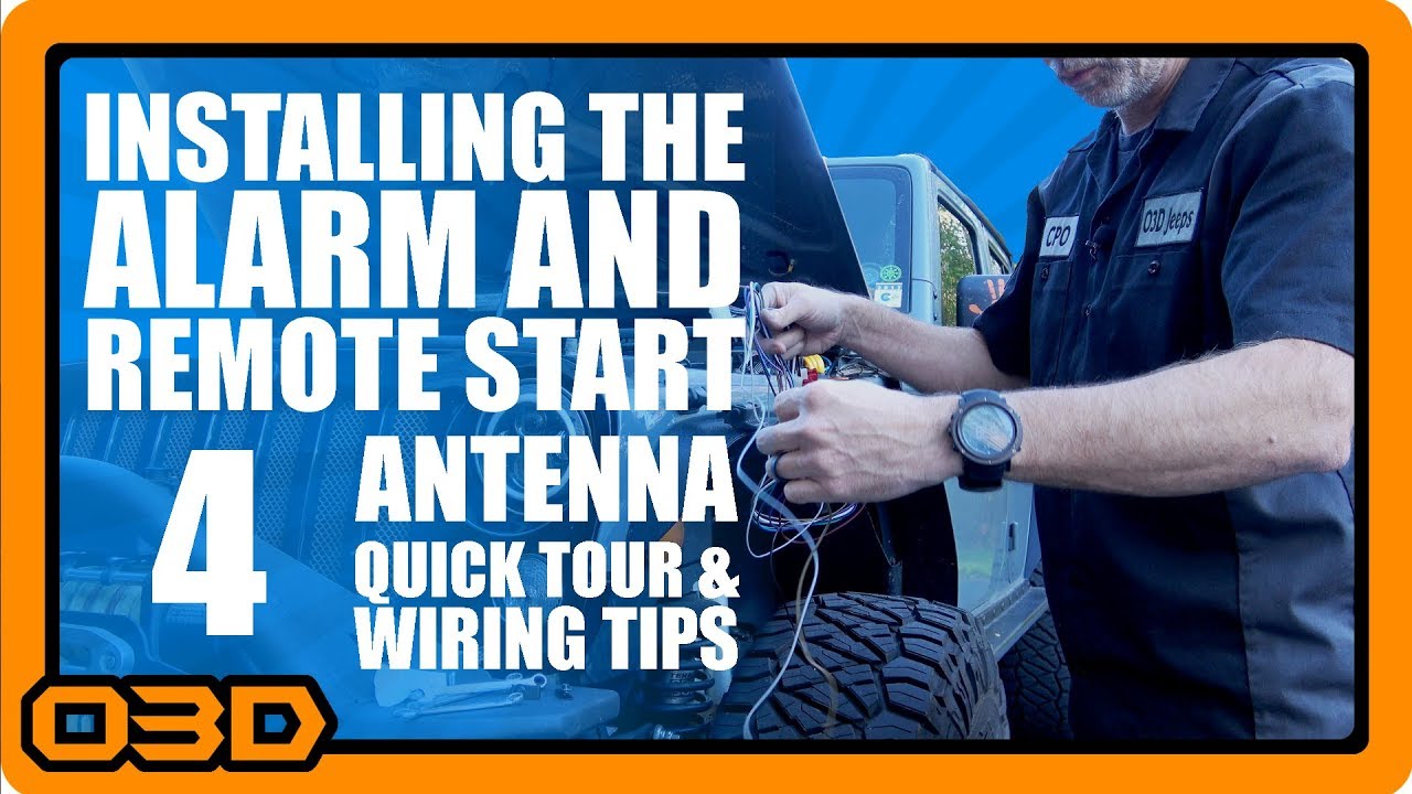 04 - Alarm and Remote Start Install - Antenna, Inside Tour, and Wiring Tips - Military Splice / Tap