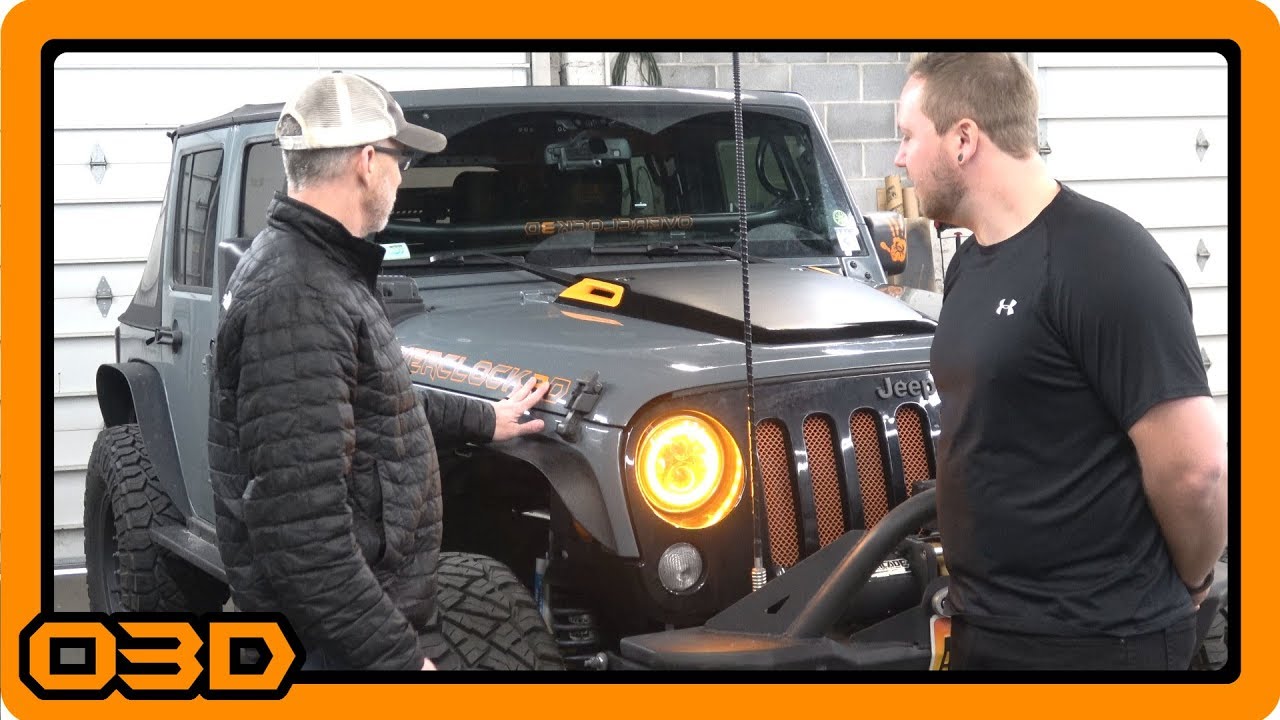04 Finishing the Wrap and Final Assembly with Rad Wraps Daystar Hood Cowl Scoop 2015 Jeep Wrangler