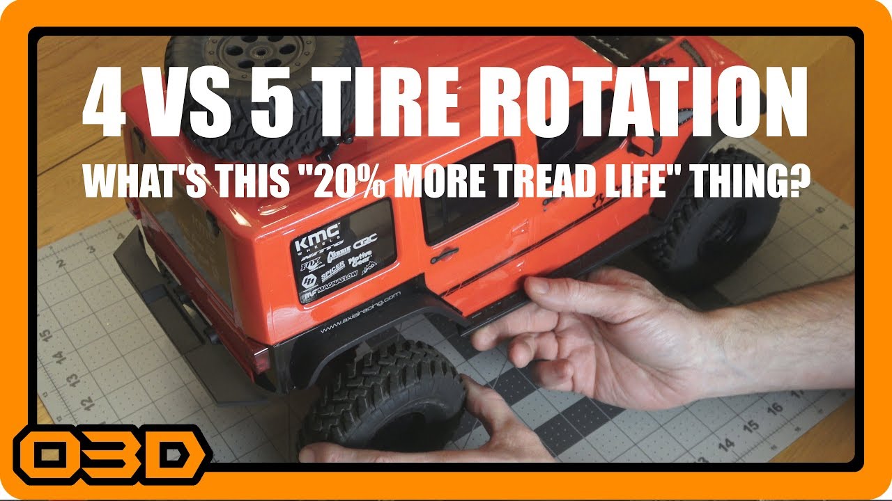 4 vs 5 Tire Rotation and How to Get 20% More Mileage from Your Tires - A Practical Demonstration