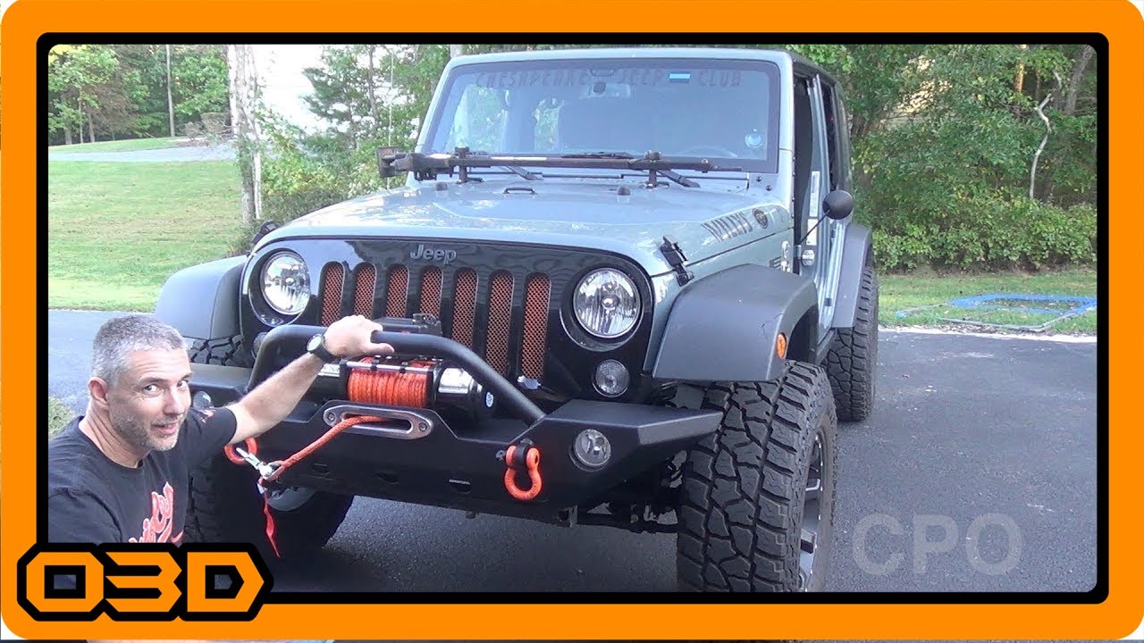 Barricade 9500lb Synthetic Winch Install -  Extreme Terrain