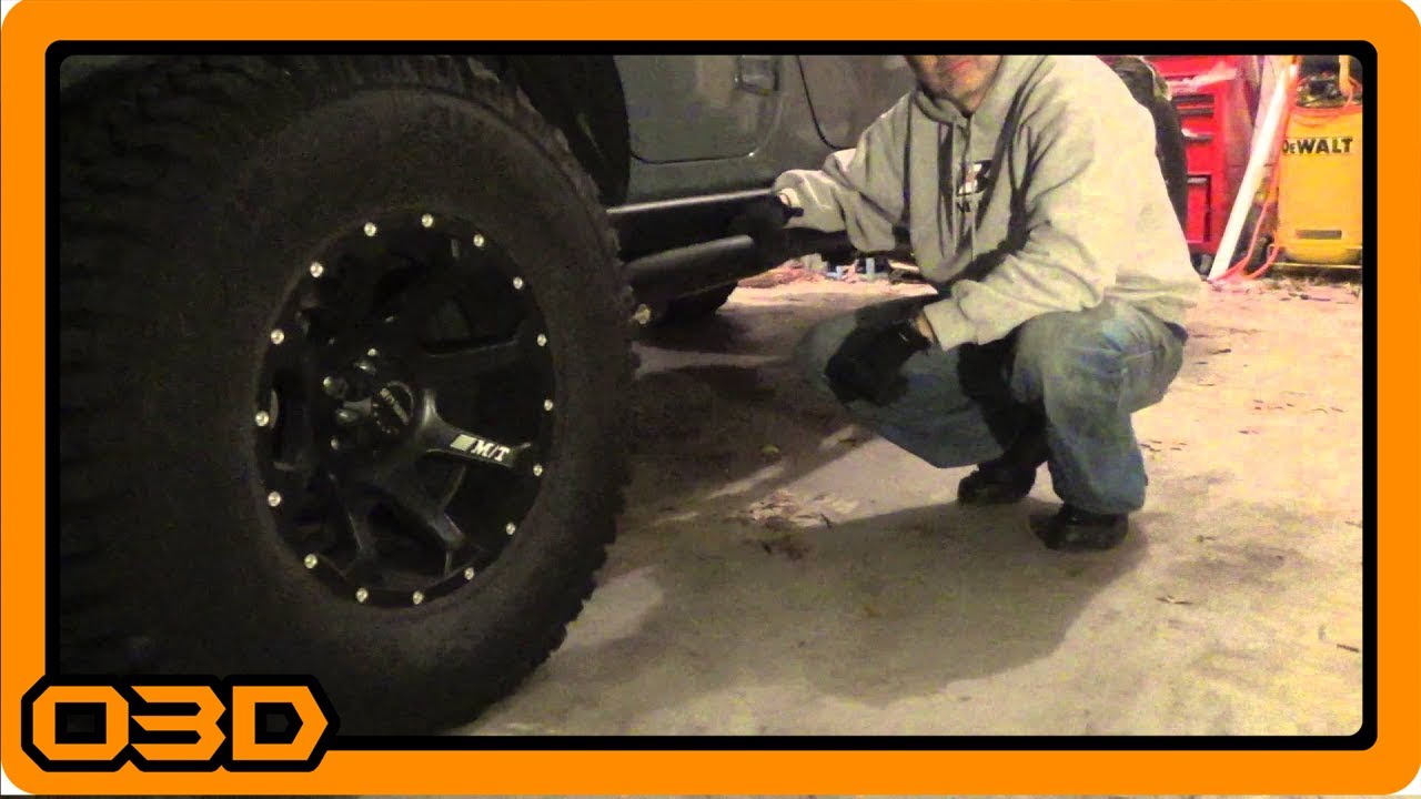 Barricade Rock Sliders Installation (Long Arm Lift)