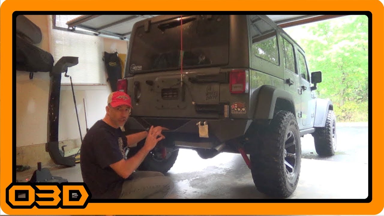 Barricade Trail Force HD Rear Bumper Tire Carrier Install - Part One