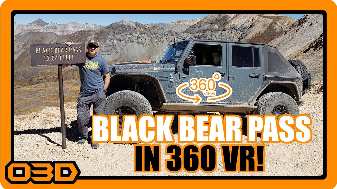 Black Bear Pass in 360 VR - Steps and Switch Backs - September 2018 - 4X4 and Jeep Trail -Telluride