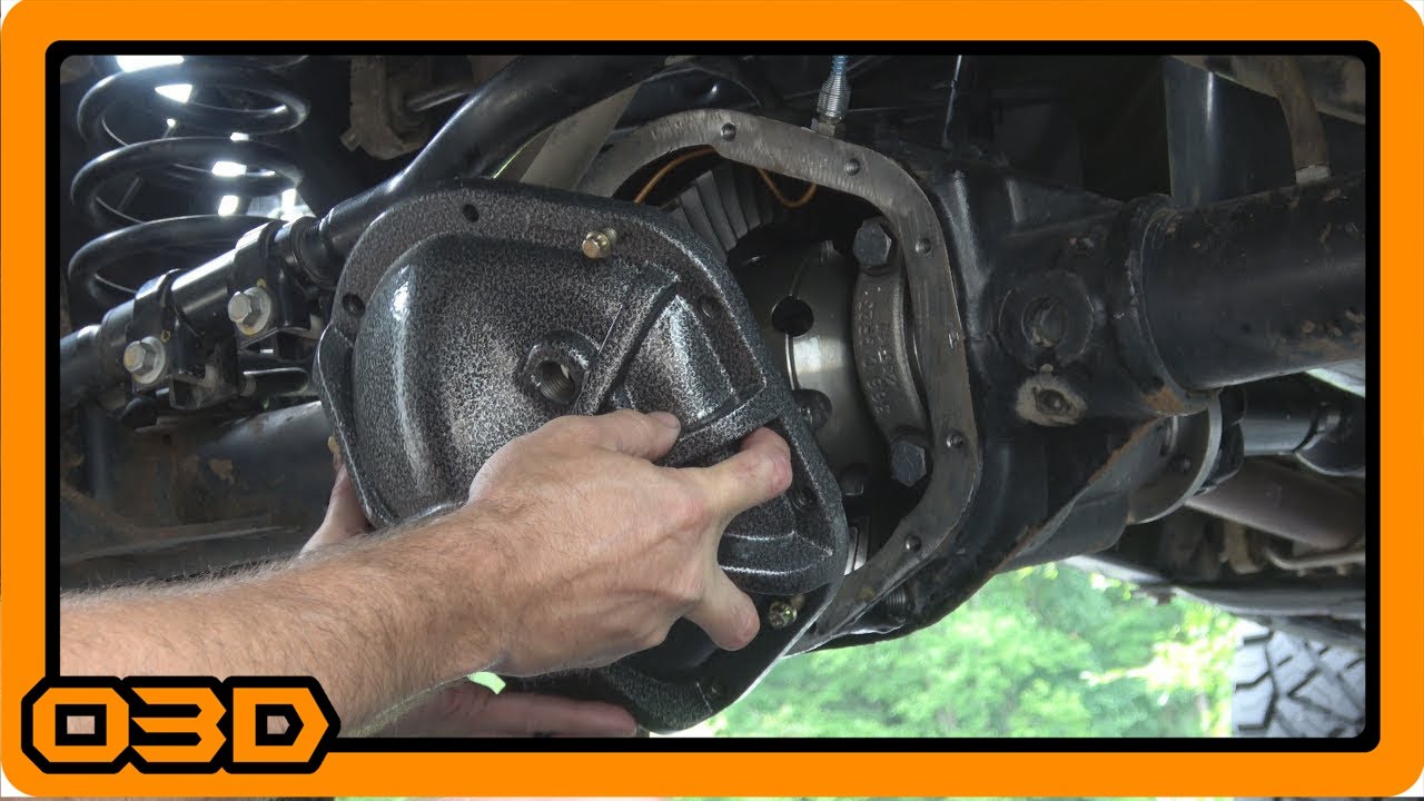 Changing Differential Fluid - Dana 44 Rear with Dynatrac Cover