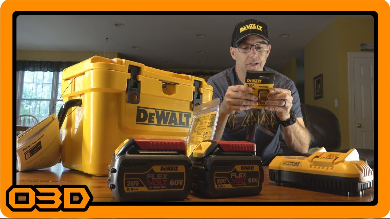 DeWalt Sent Me Some Goodies!!!! Check out this Trail / Lunch Cooler!