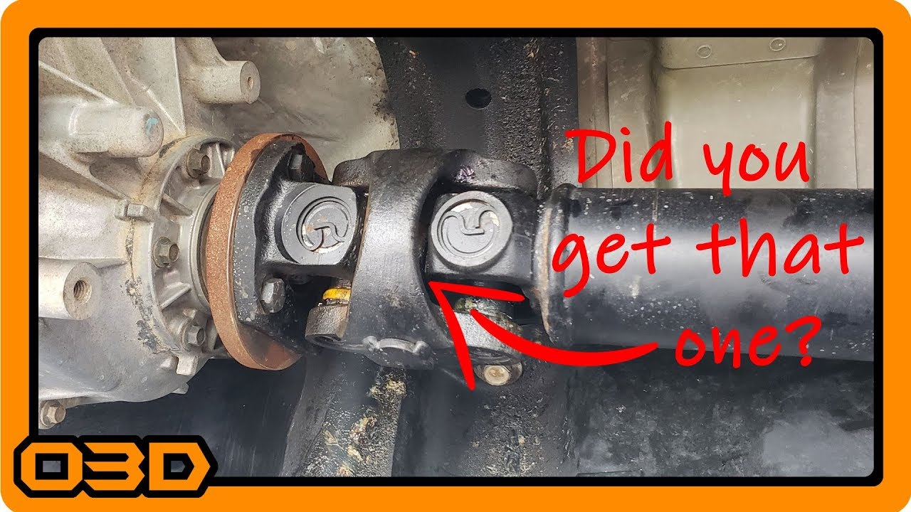 Driveshaft Maintenance - Grease Those Hidden Cardan Zerks!   Tom Woods  - 2015 Jeep Wrangler JK JKU