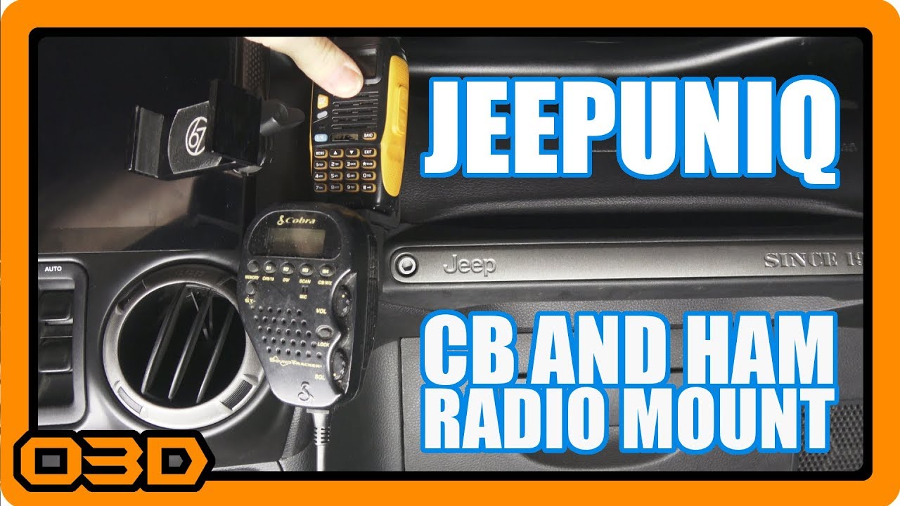 Finally the CB Mic holder I've been looking for PLUS Portable Ham Radio mount - JeepUniq