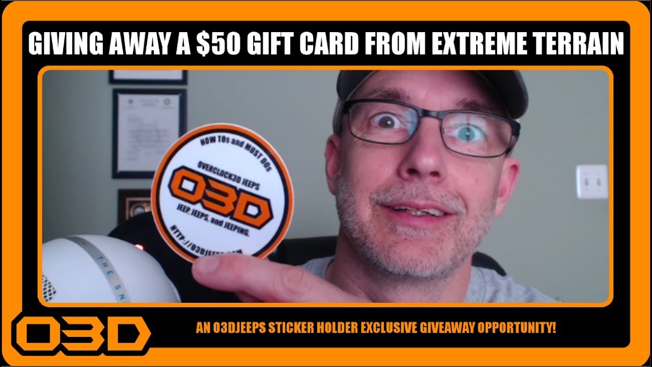 Giving Away $50 from Extreme Terrain... right now!
