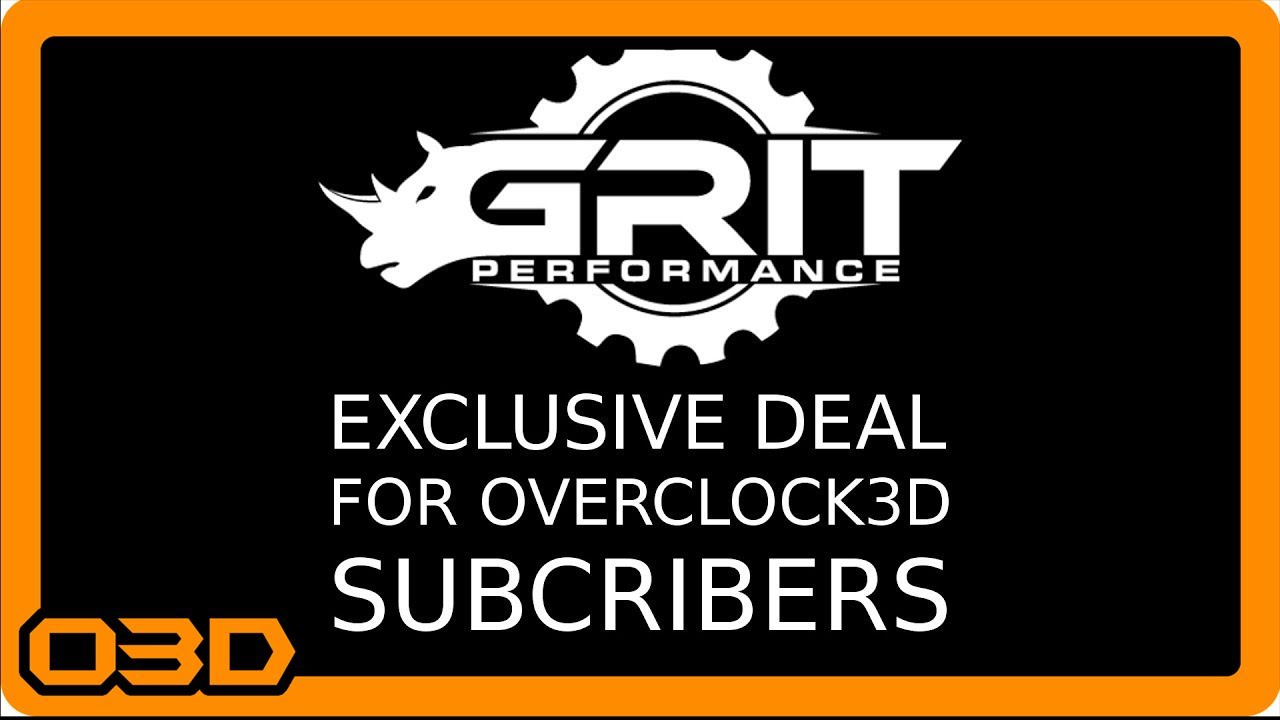 Grit Performance Exclusive Deal for OVERCLOCK3D Viewers