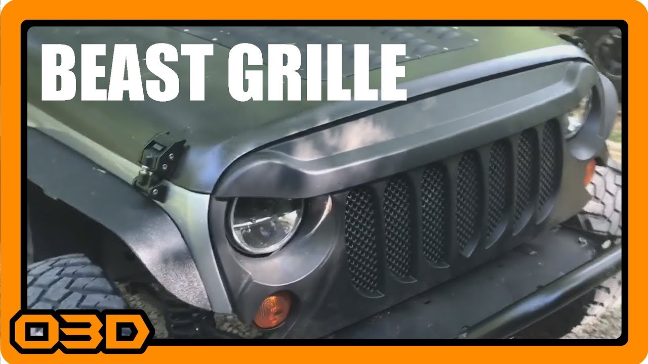 Guest Install #5 -  Auxmart Eagle Eye Beast Grille - Jeep Wrangler JK or JKU