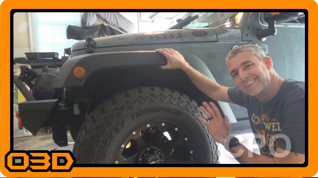 How to REALLY remove the front JK Fender Flare