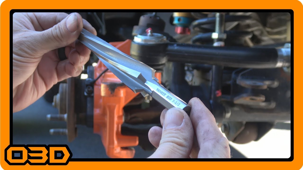 How To Ream the Taper for Tie Rod End on Knuckles using a Reamer Bit- Jeep Wrangler Jk - Reid Racing