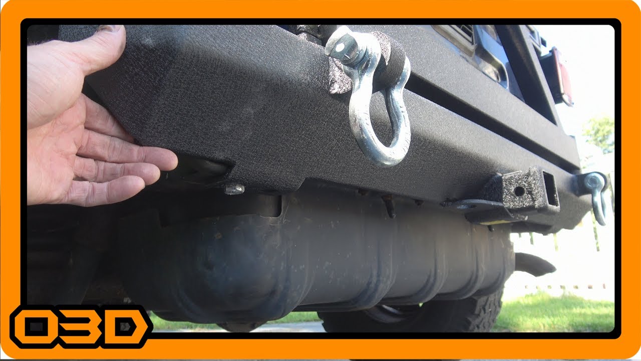 Installation of Smittybilt SRC Rear Bumper and Tire Carrier - Project 2004 TJ Wrangler
