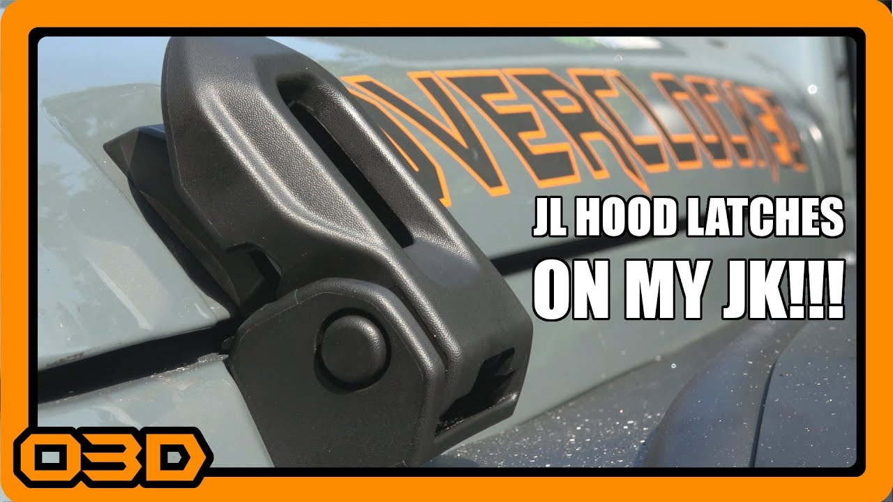 Installing JL Hood Latches on a JK Wrangler