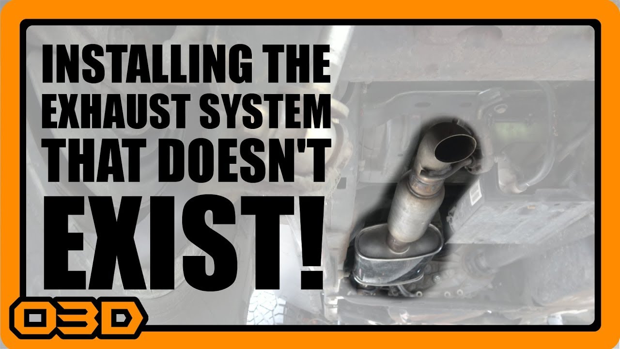 Installing the Exhaust System that Doesn't Exist - Dynomax Quiet Crawler - Before Axle Dump - JKU