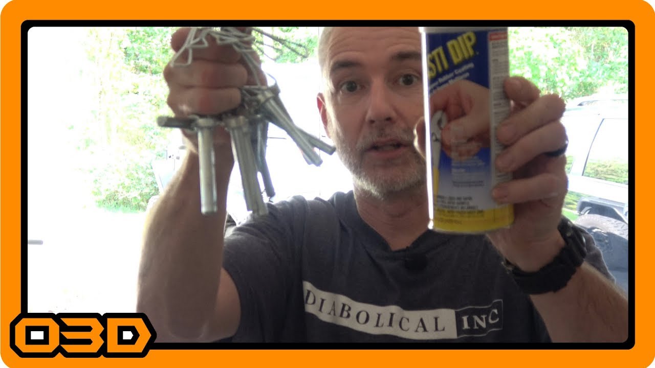 IT WORKED! Plasti Dip Pins on the Diabolical Slipstream to Prevent Rattles and Squeaks