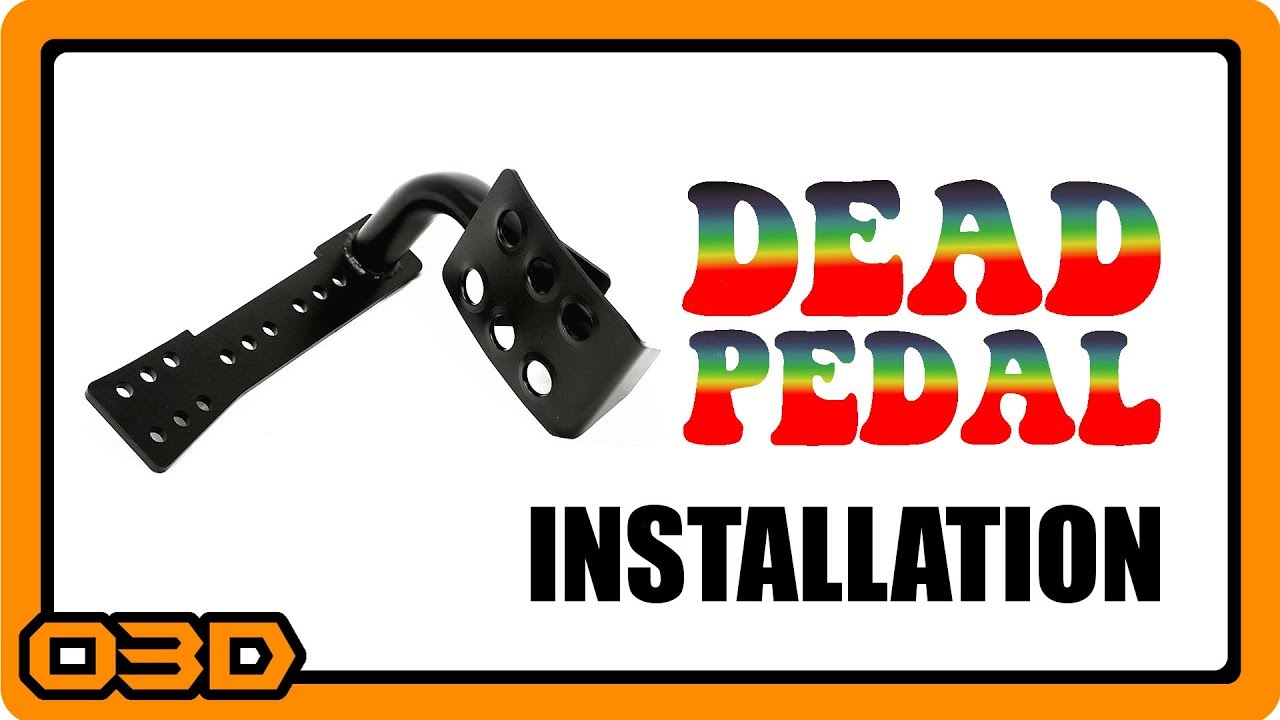 JK Dead Pedal Install from Team Tech Offroad
