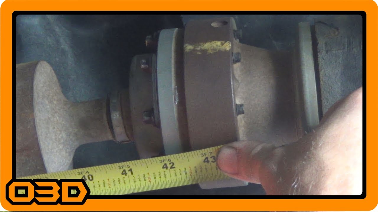 Measuring for Tom Woods Driveshafts - Jeep JK with Dynatrac PR44 Front Axle