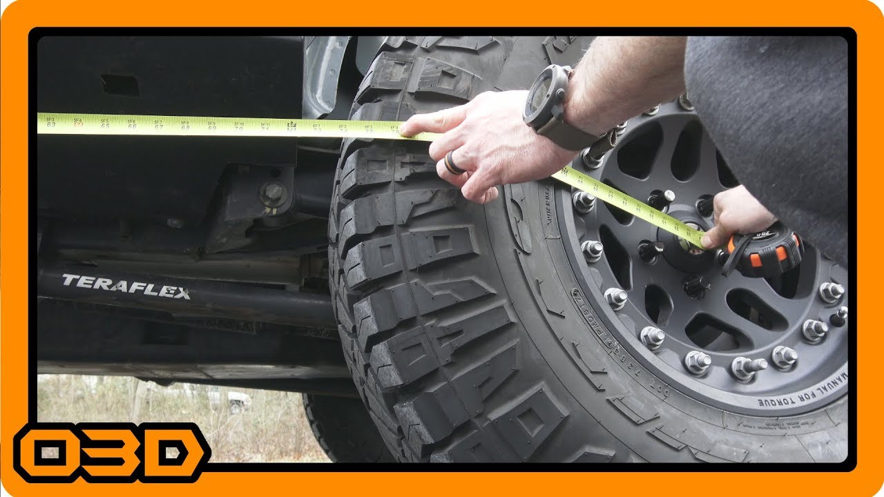 Measuring Thrust Angle and Rear Axle Square Alignment 2015 Jeep Wrangler JK / JKU