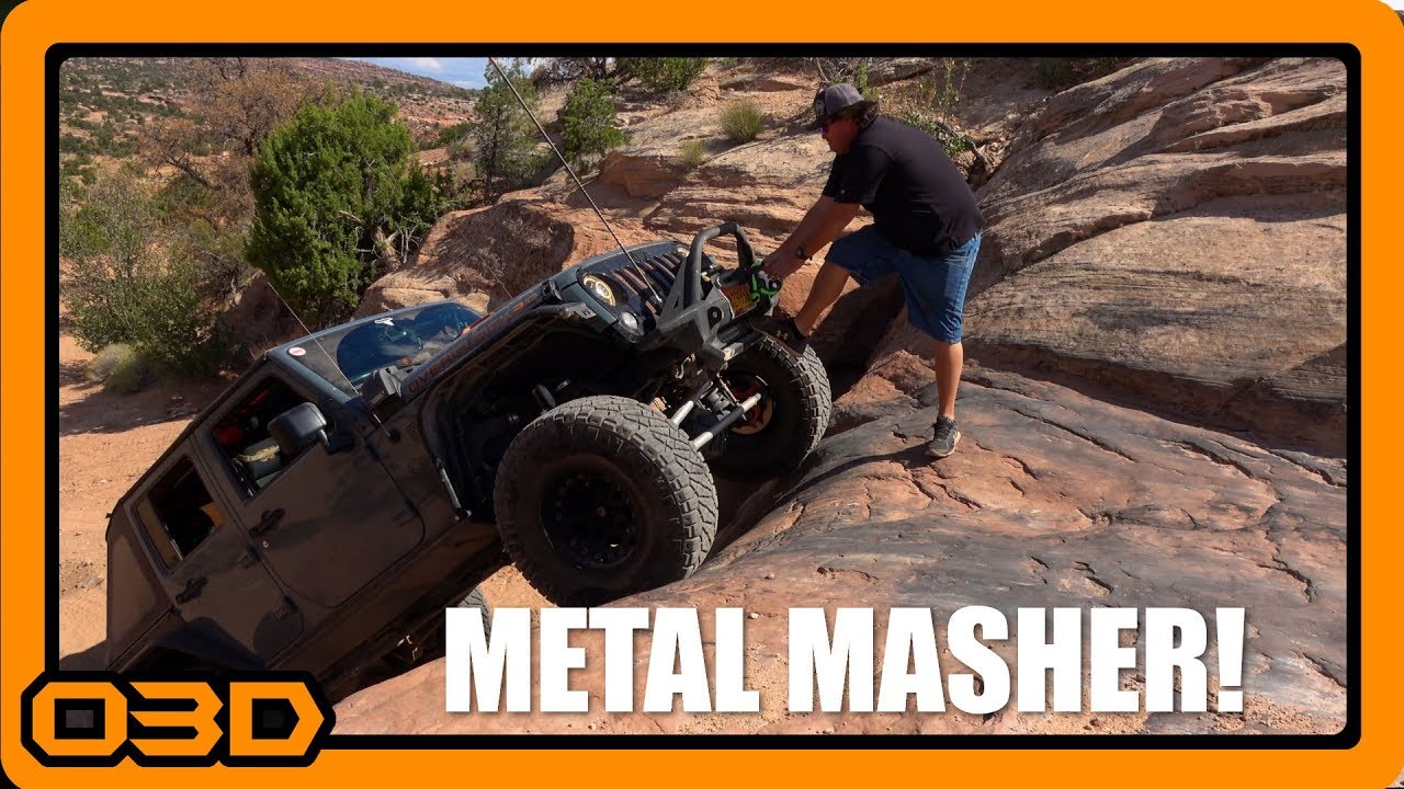 Metal Masher Trail in Moab Utah with KL Young from Twisted Jeeps - 2015 Jeep Wrangler Unlimited