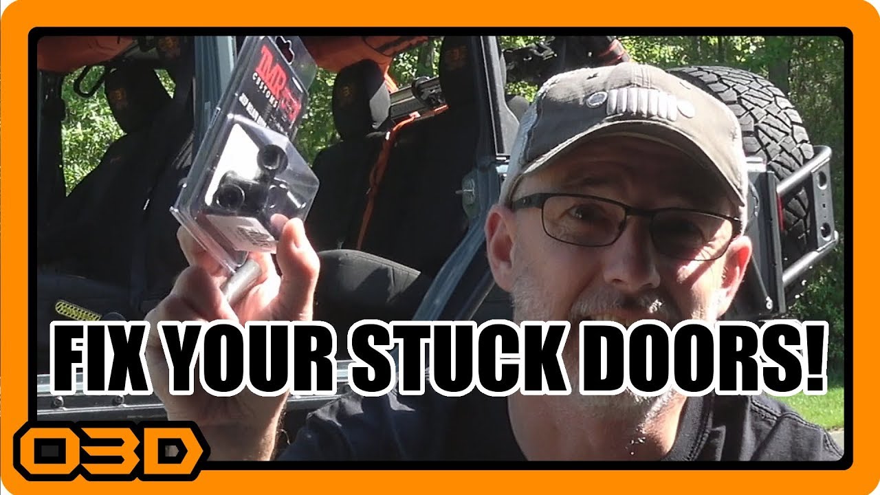 No More Stuck Doors!  TMR Customs Delrin Door Hinge Liners - Jeep JK Wrangler 3