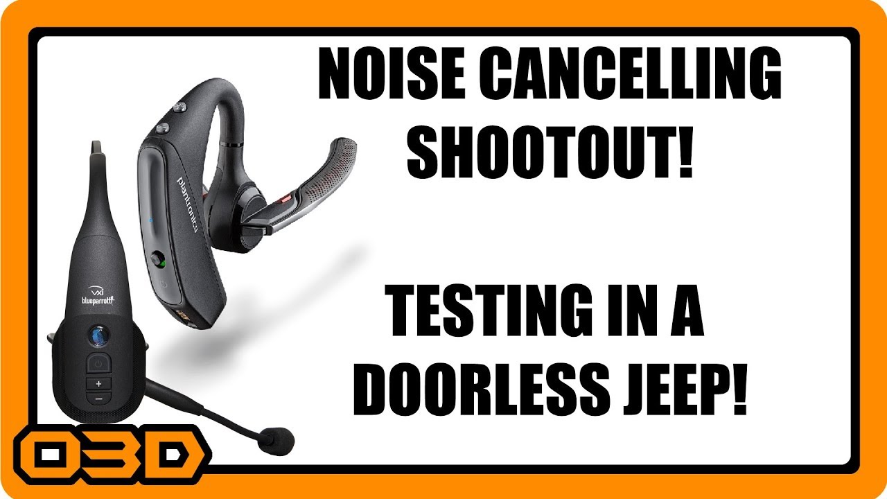 Noise Cancelling Bluetooth Microphone Shootout! Plantronics 5200/5220 vs BlueParrott B350XT Topless