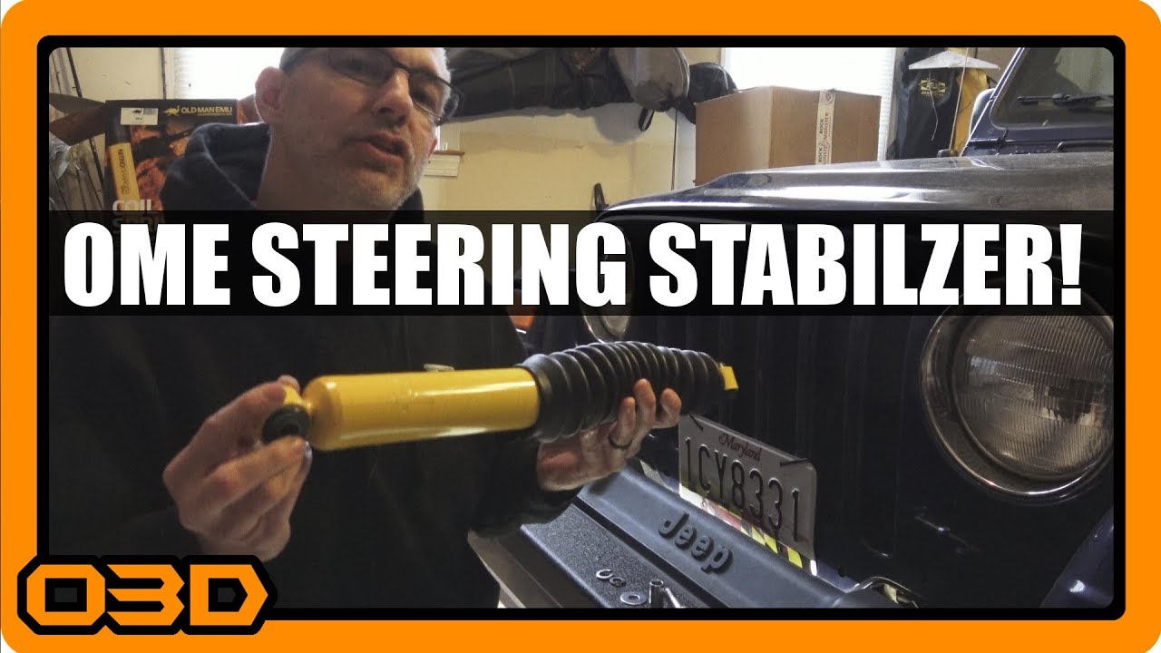 Old Man Emu (OME) Steering Stabilizer Install - Project 2004 Jeep TJ Wrangler Howto
