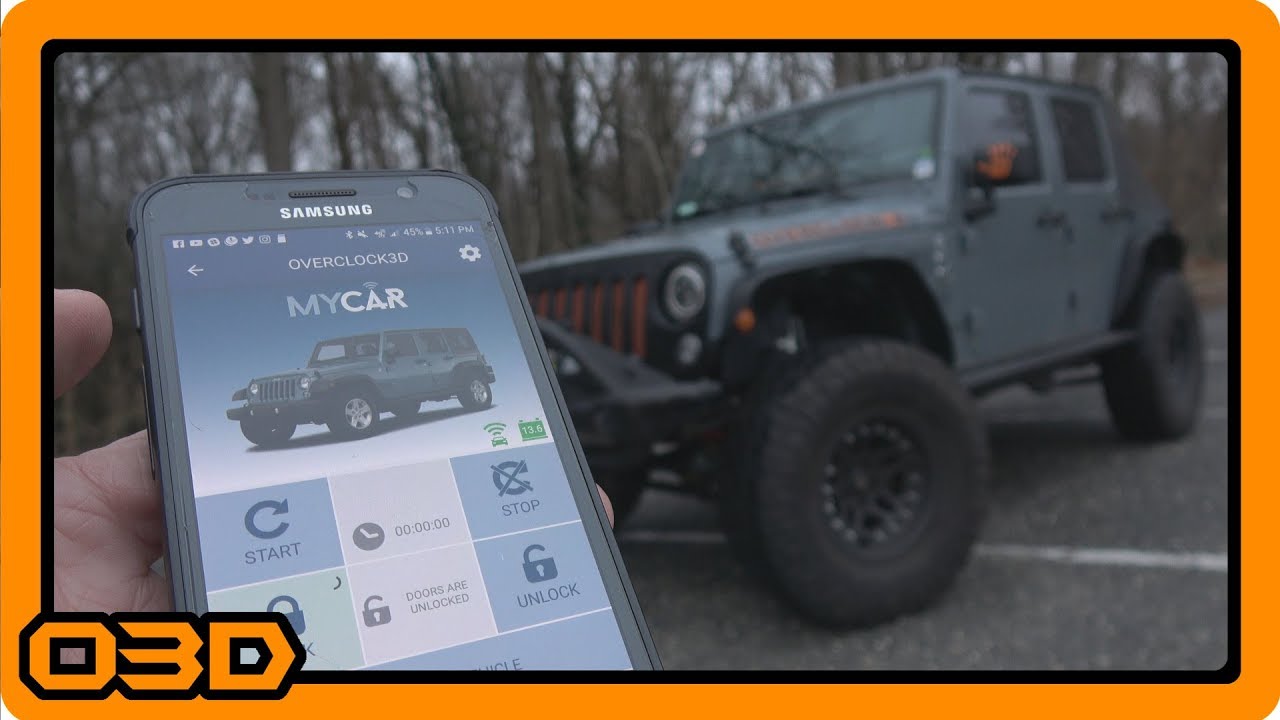 Omega Linkr Alarm Remote Start GPS Tracker - Excalibur Alarm System Installation Howto - Jeep