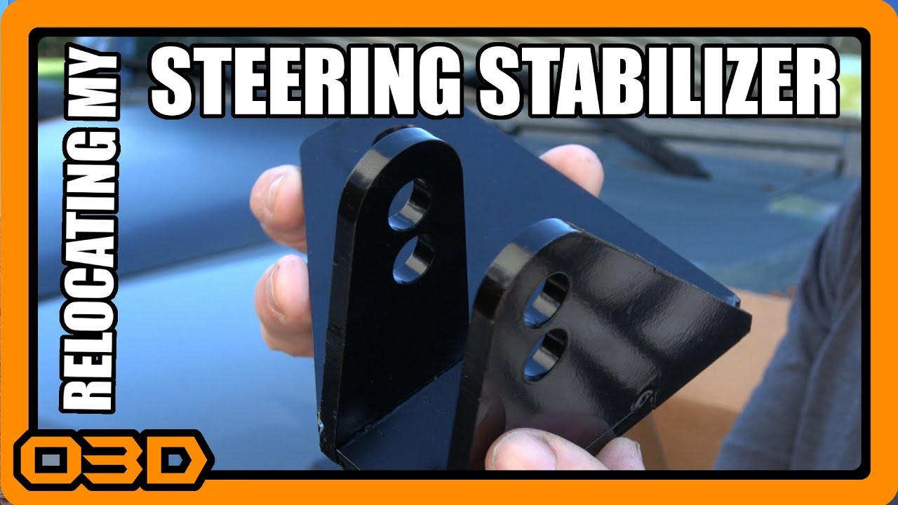ORO Tru-Turn Steering Stabilizer Relocation Kit Install - Jeep Wrangler JK - OffRoadOnly