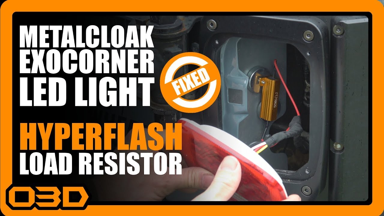 Part 6 - HYPERFLASH FIX - Metalcloak LED Tail Light Kit - Load Resistor - 2015 Jeep Wrangler JK