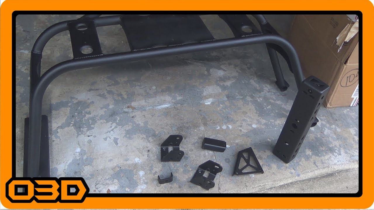 PART ONE Poison Spyder Body Mount Tire Carrier Installation - Overview Prep Paint