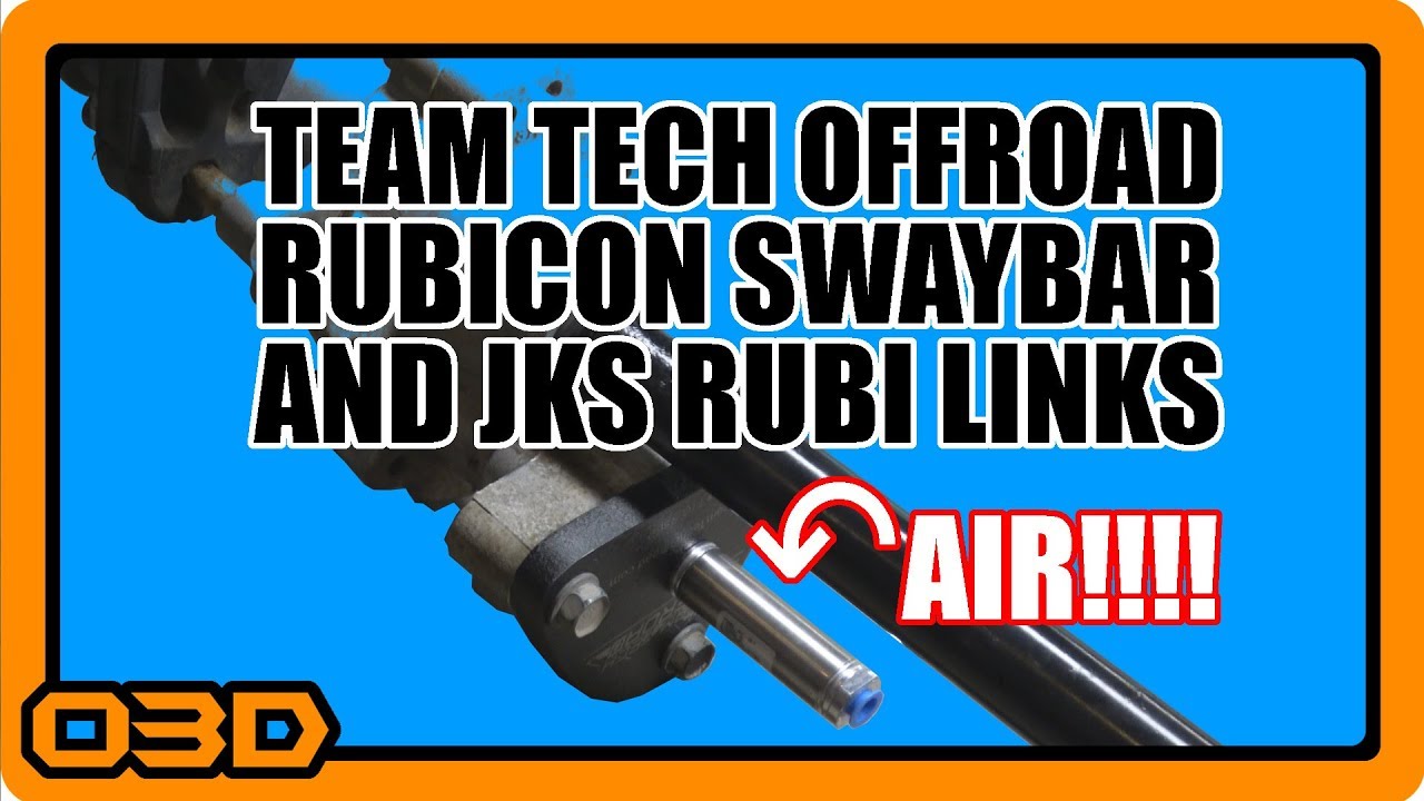 Part One: Team Tech Offroad Rubicon Swaybar Conversion Kit with TTO Disconnect and JKS Rubicon Links