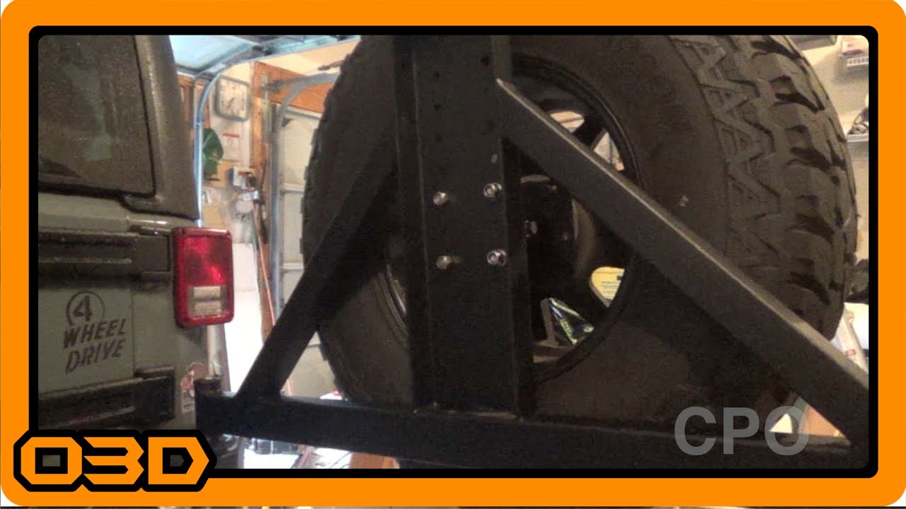 PART TWO - Barricade Trail Force HD Rear Bumper Tire Carrier Install