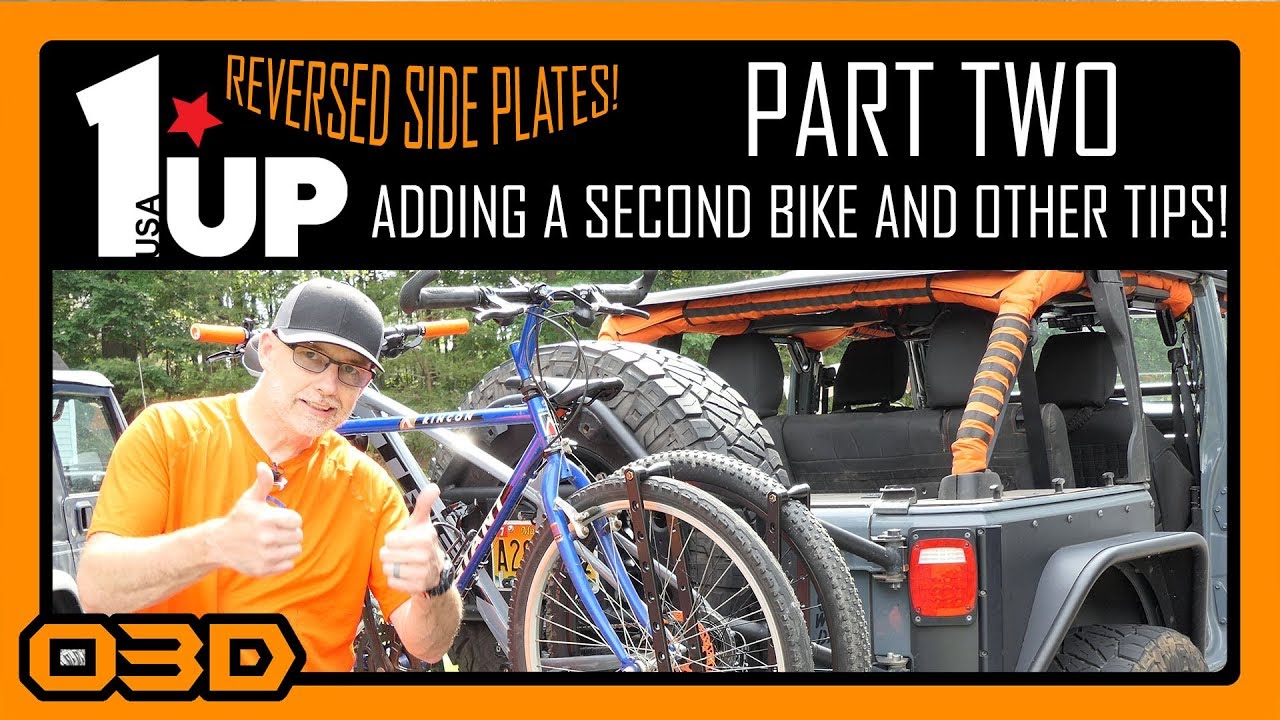 Part Two - Best Jeep Bike Rack - 1UP-USA With Reversed Side Plates