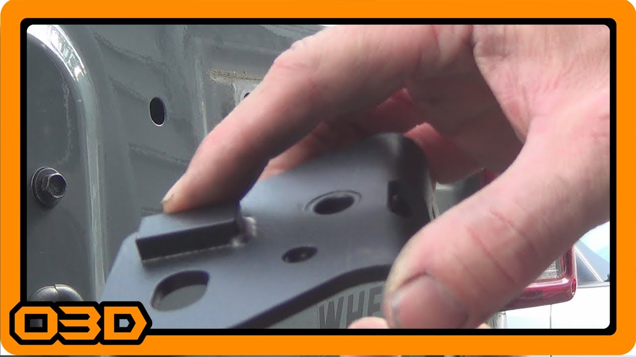 PART TWO Poison Spyder Body Mount Tire Carrier Installation   Latch side, Hinge Side, Bushings
