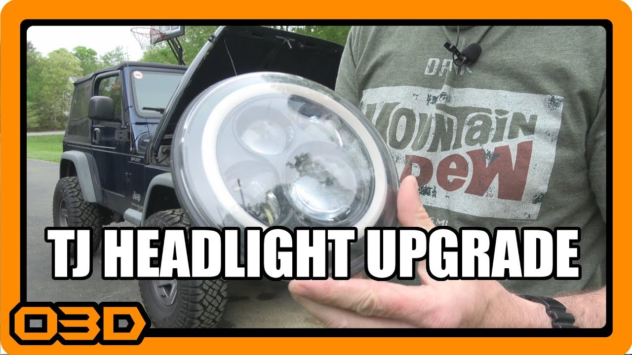 Project 2004 Jeep Wrangler TJ LED Headlight Install