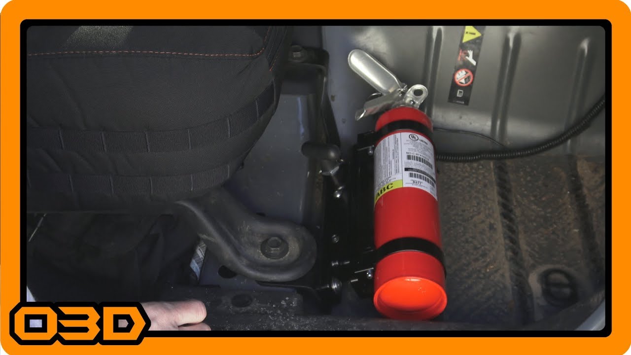 Rapto Worx Fire Extinguisher Mount - JK Seat Bracket - Fire Suppression - Jeep Wrangler - Review