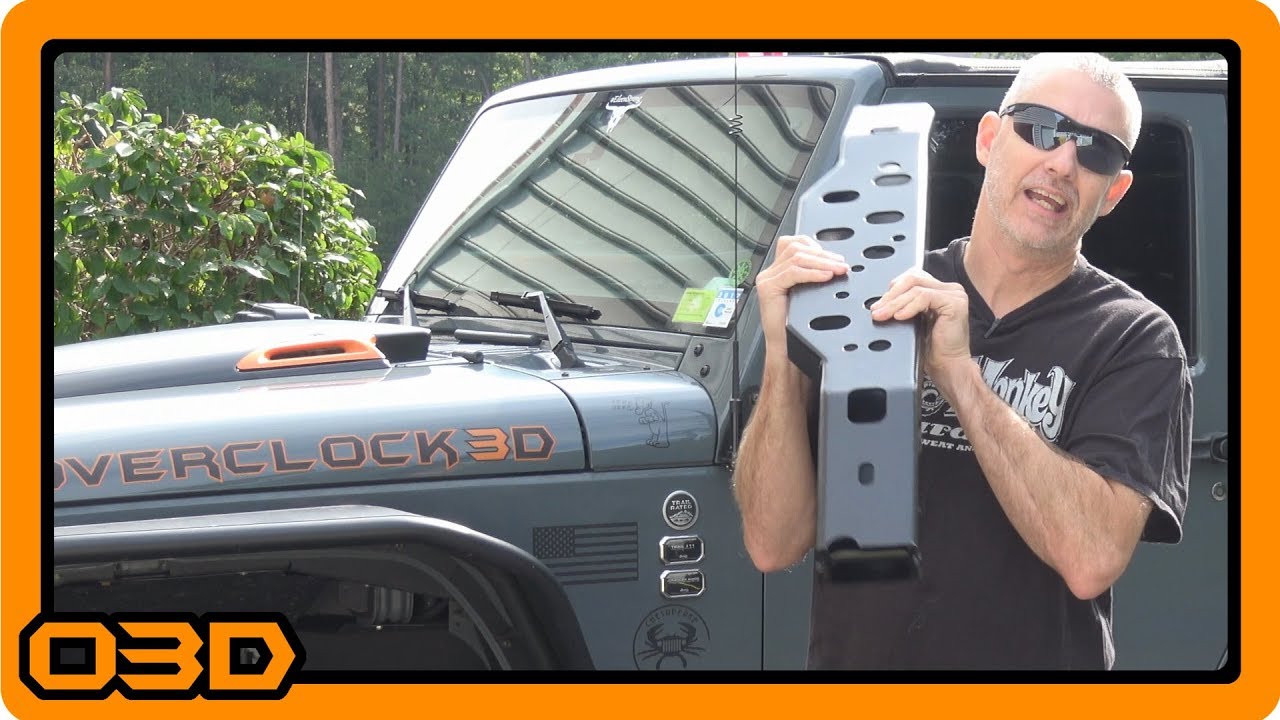 Rock Hard 4X4 Transmission Crossmember  - RH-9061 - Install & Factory Removal 2015 Jeep Wrangler JK