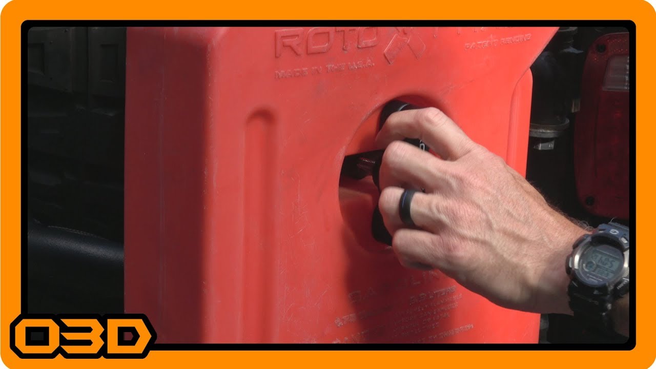 Rotopax Install on Poison Spyder Body Mount Tire Carrier - 2015 Jeep Wrangler JK