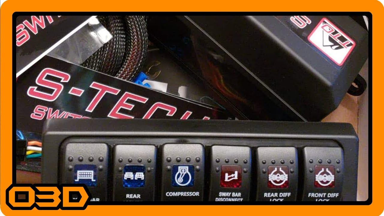 S-TECH Switch System Custom Builder and Overview for Jeep Wrangler JK