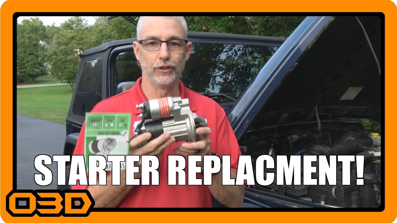 Starter Replace and How I Test for a Bad Starter - Project 2004 Jeep Wrangler TJ