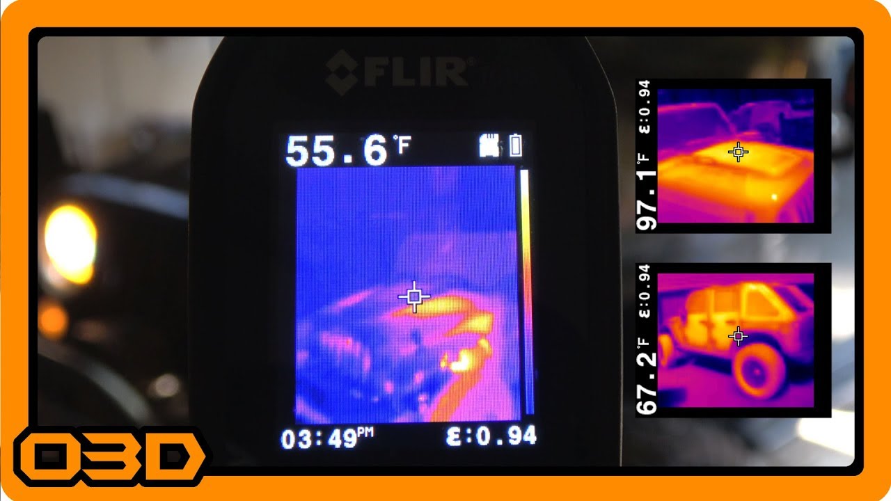 Thermal Testing Jeep Wrangler Hood and Daystar Hood Cowl Scoop - The Result Surprised Me