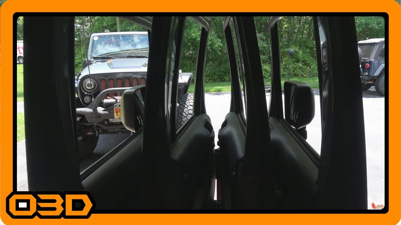 Topsy Products Stack, Rack & Roll Door Storage System for Jeep Wrangler