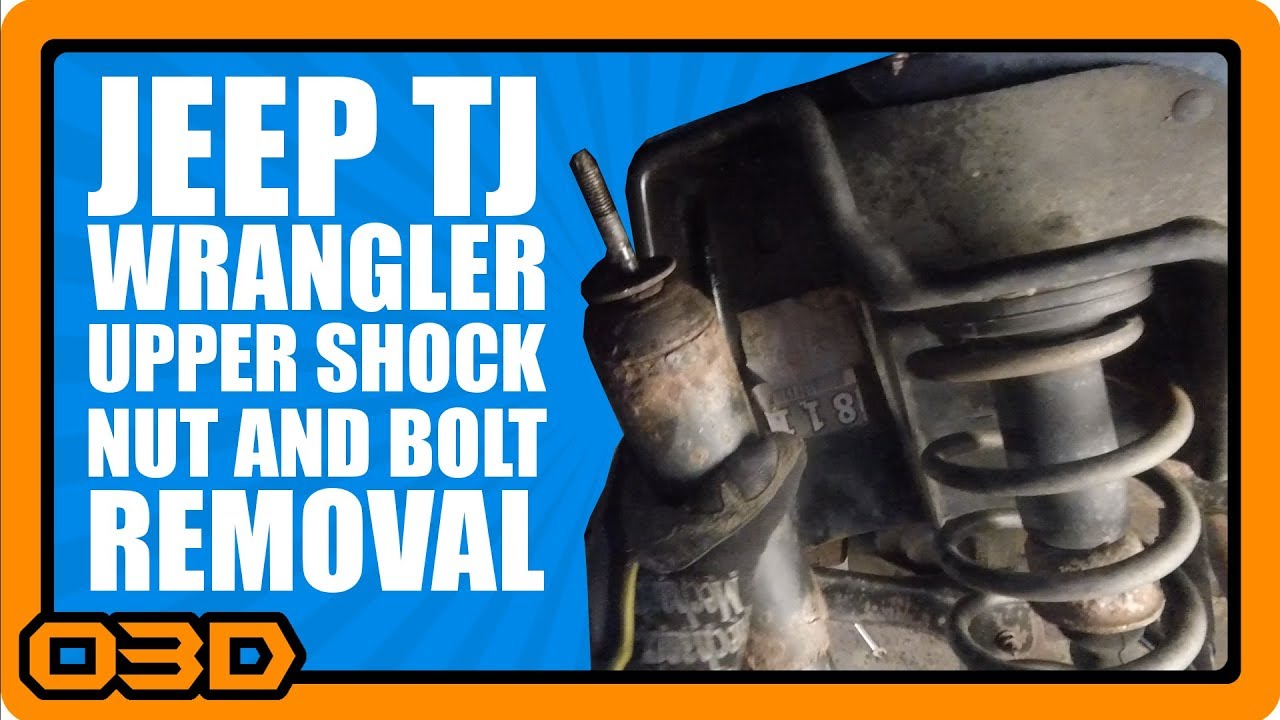 Upper Front Shock Bolt Removal Tip   Project 2004 Jeep TJ Wrangler How To